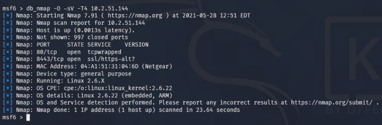 Nmap scan